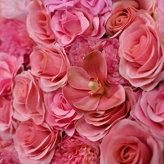 Princess Pink Flower Wall Details